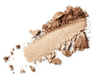 eye shadow isolated on white background