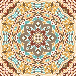 abstract mosaic seamless pattern ornamental. ceramic tiles design