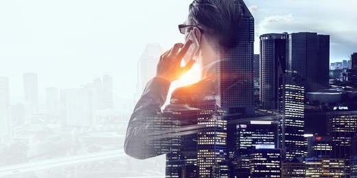 always stay connected . mixed media