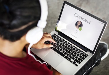 conference call network communication concept