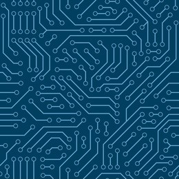 computer circuit board. seamless pattern.