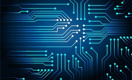 future technology, blue cyber security concept background, abstract hi speed digital internet.motion move speed blur. pixel. vector