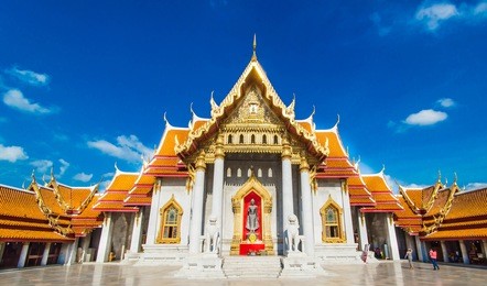 wat benchamabophit, bangkok, thailand