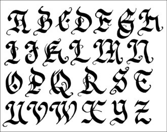font gothic 31
