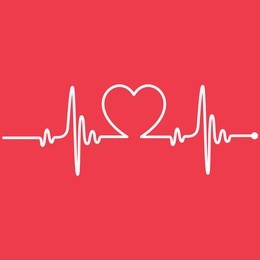heartbeat line heart cardio