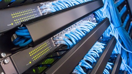 network switch and ethernet cables