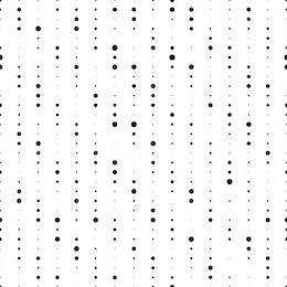 seamless dots pattern. vector black and white circle background. abstract pixel texture. minimal graphic design