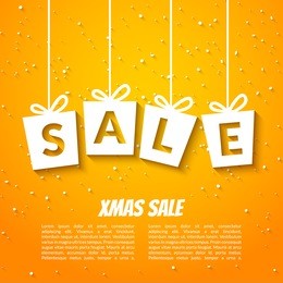 christmas sale poster template. xmas sale background. winter holiday discount offer clearance blue template.