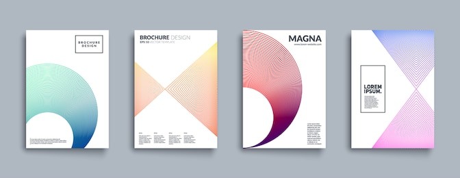 covers with geometric line shapes. applicable for banners, placards, posters, flyers and banner designs. eps10 vector template.