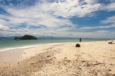 beach on manukan island, borneo, sabah, malaysia, tunku abdul rahman national park