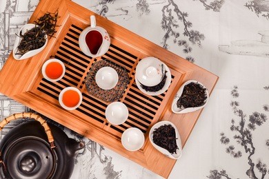 traditional chinese tea ceremony accessories  pair