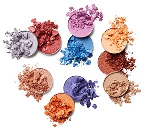 eye shadow isolated on white background