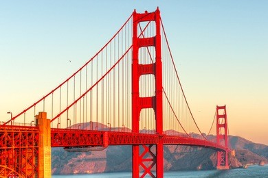 golden gate bridge in san francisco, california, usa.
