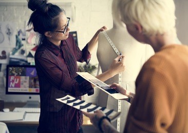 fashion design mannequin measurement concept