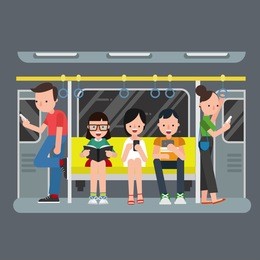 people in subway