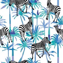 zebra pattern - vector, illustration