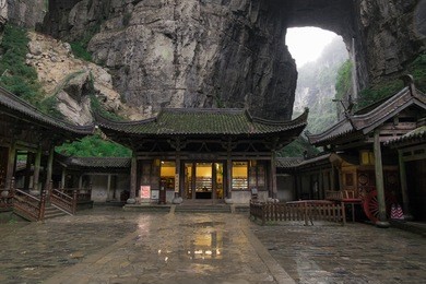 wulong national park, chongqing, china