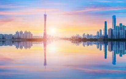 guangzhou beautiful city scenery
