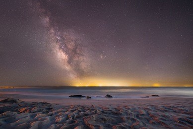 cape may beach milky way galaxy