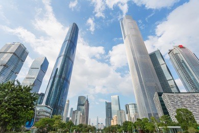 guangzhou beautiful city scenery