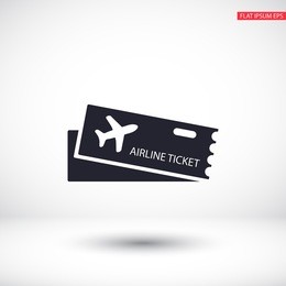 flight ticket icon 