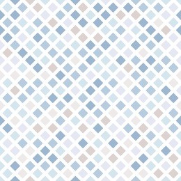 abstract seamless mosaic on a white background. shades of blue and beige.