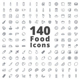 food icon line 