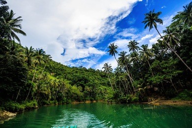 loboc river. phillipines, bohol.