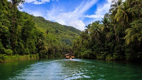 loboc river. phillipines, bohol.