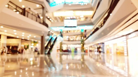 abstract de focused of people at shopping mall : photo for background use