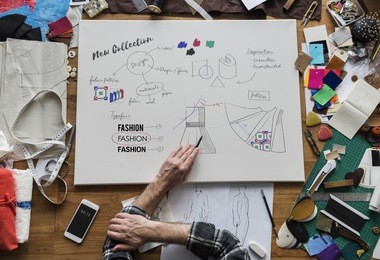 fashion designer stylish showroom concept