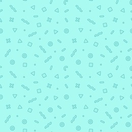 geometric sweets seamless pattern. abstract vector illustration with geometric elements, shapes.