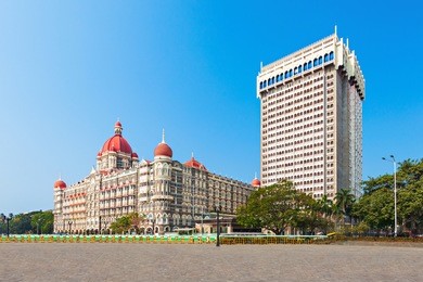 the taj mahal palace hotel is a five star hotel located in the colaba region of mumbai, maharashtra state of india, next to the gateway of india