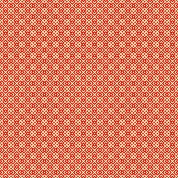 repeated stylized red rhombuses on yellow background. seamless chinese window tracery pattern. symmetric geometric abstract wallpaper. trellis motif. digital paper, textile print. vector illustration