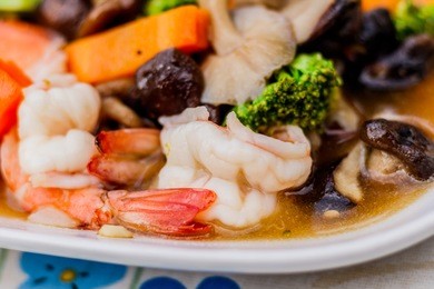 stir-fried mixed vegetables