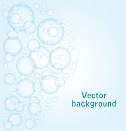 bubbles background. vector illustration.