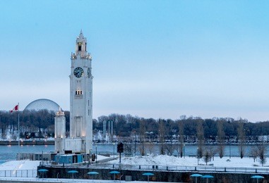 clock tower in montreal
