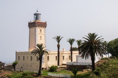 cape spartel promontory near the entrance of the strait of gibraltar, morocco.