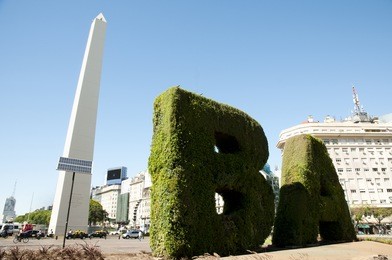 floral statue - buenos aires - argentina