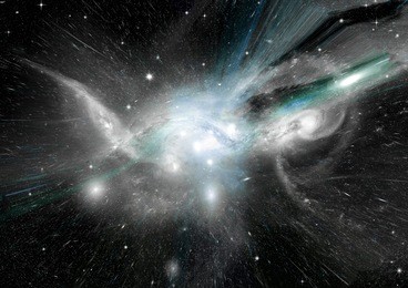 stars, dust and gas nebula in a far galaxy. "elements of this image furnished by nasa"