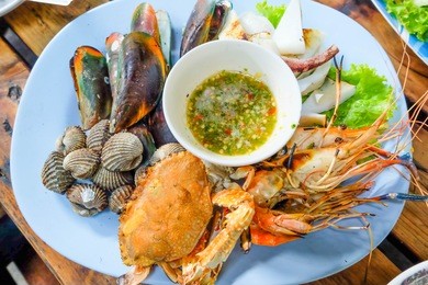 seafood platter.