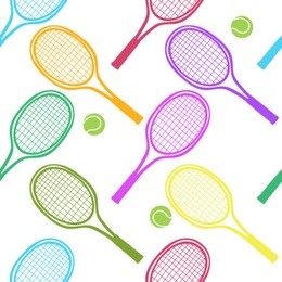 tennis racket seamless background
