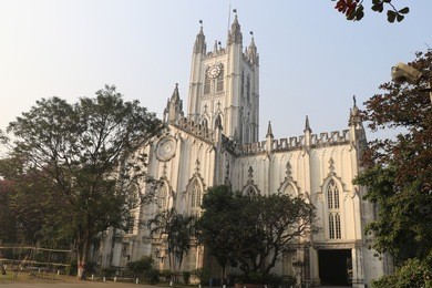 st pauls cathedral is a anglican cathedral in kolkata