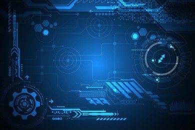 vector abstract background technology concepts.