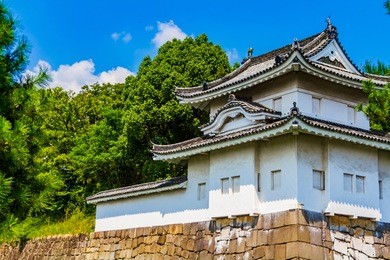 the nijo castle in kyoto, japan