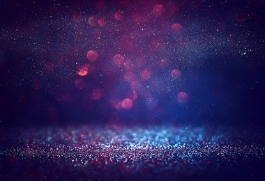 red glitter vintage lights background.