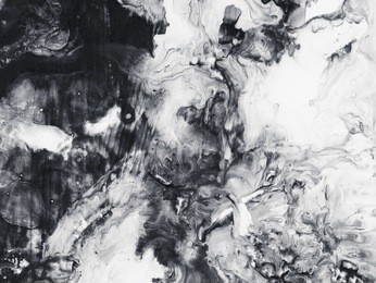 abstract hand painted black and white background, acrylic painting on canvas, wallpaper, texture
