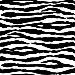 zebra stripes black and white pattern. seamless. 