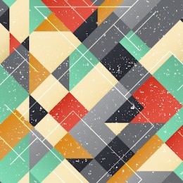 vintage square seamless pattern with grunge effect (vector eps 10)