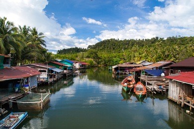 floating village, cambodia, tonle sap, koh rong island. floating houses.
